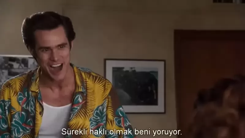 Sürekli haklı olmak beni yoruyor. -Jim Carrey